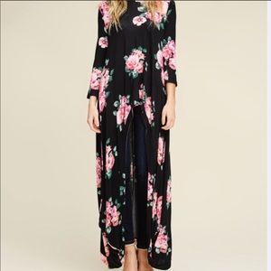 •Floral High Low•